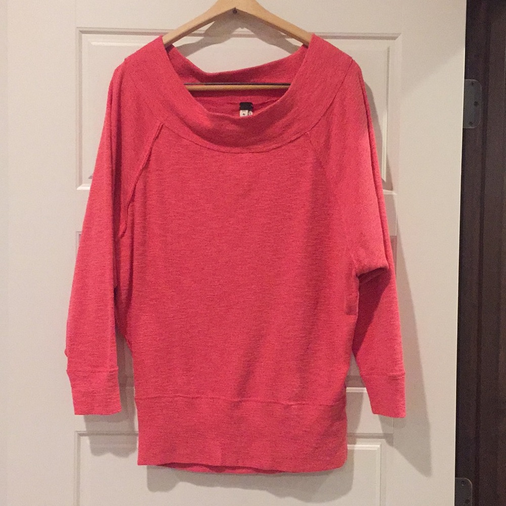 Free People off shoulder sweatshirt